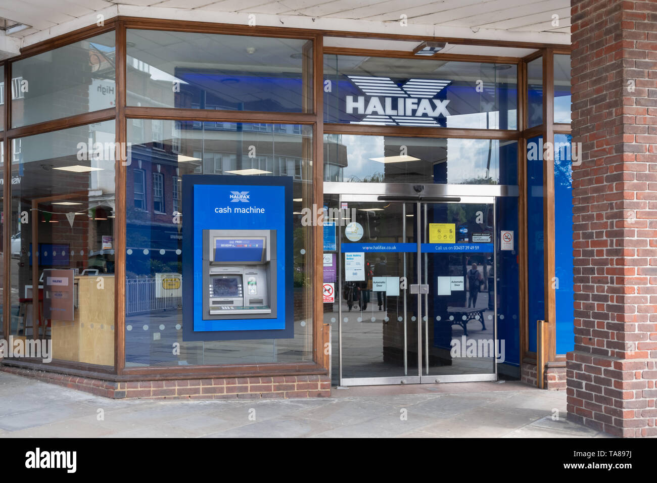 Branch of Halifax Building Society, Guildford town centre, UK Stock Photo