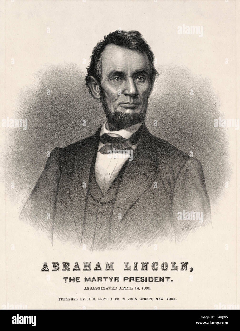 Abraham Lincoln, The Martyr President, Assassinated April 14, 1865 ...