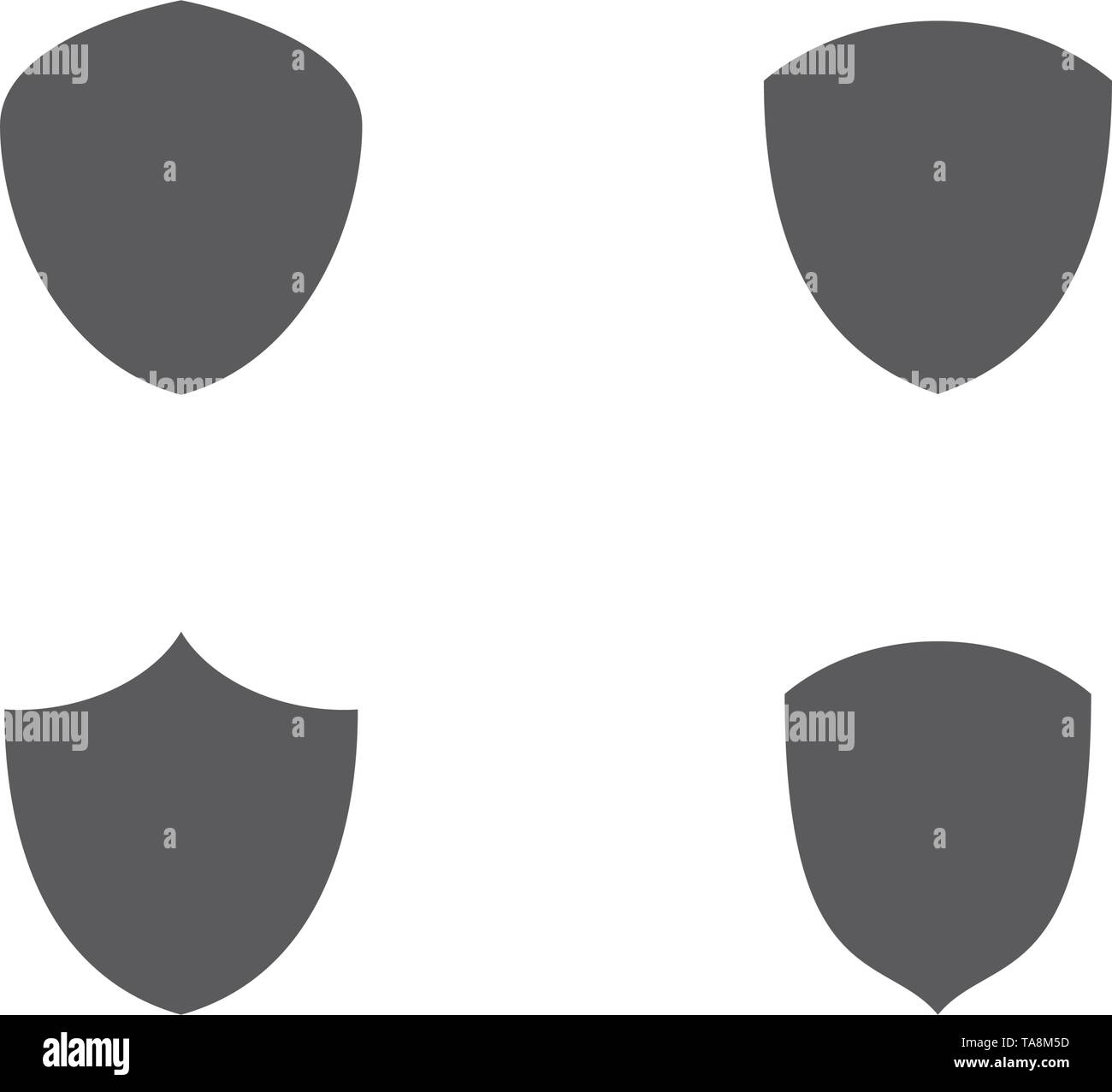 shield vector illustration design template Stock Vector Image & Art - Alamy