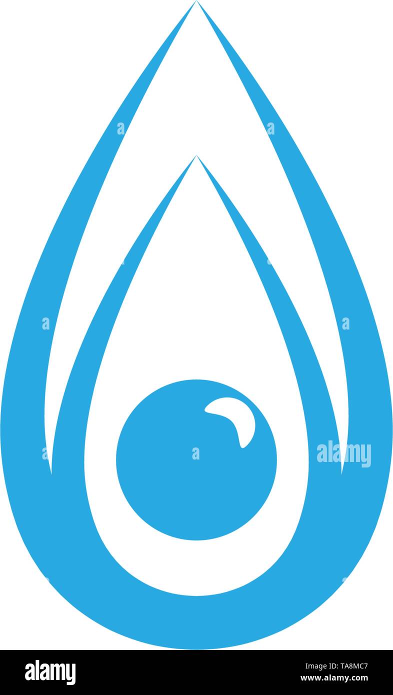 water drop icon vector illustration design template Stock Vector Image ...