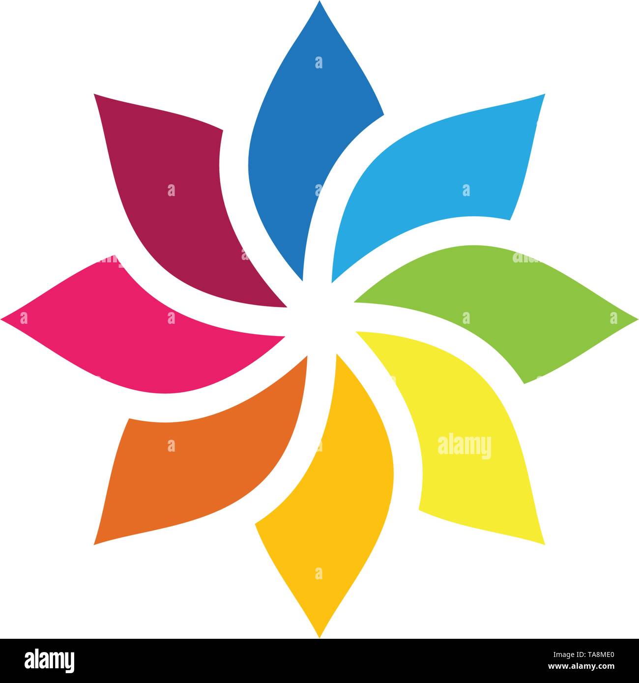 beauty lotus flower vector icon design template Stock Vector Image ...
