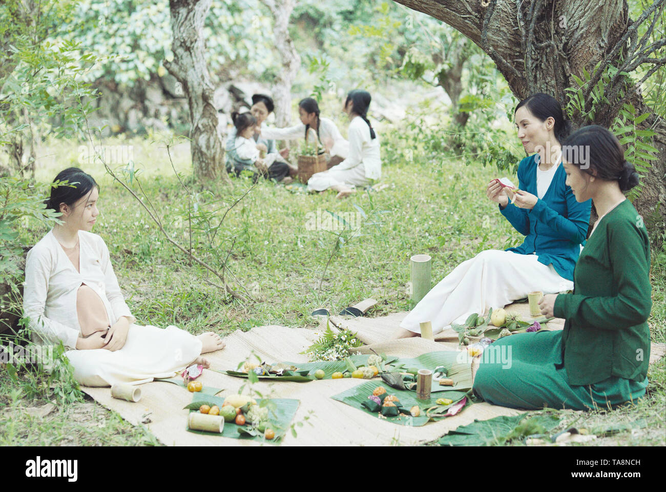 THE THIRD WIFE, (aka NGUOI VO BA), from left: Nguyen Phuong Tra My, Nu ...
