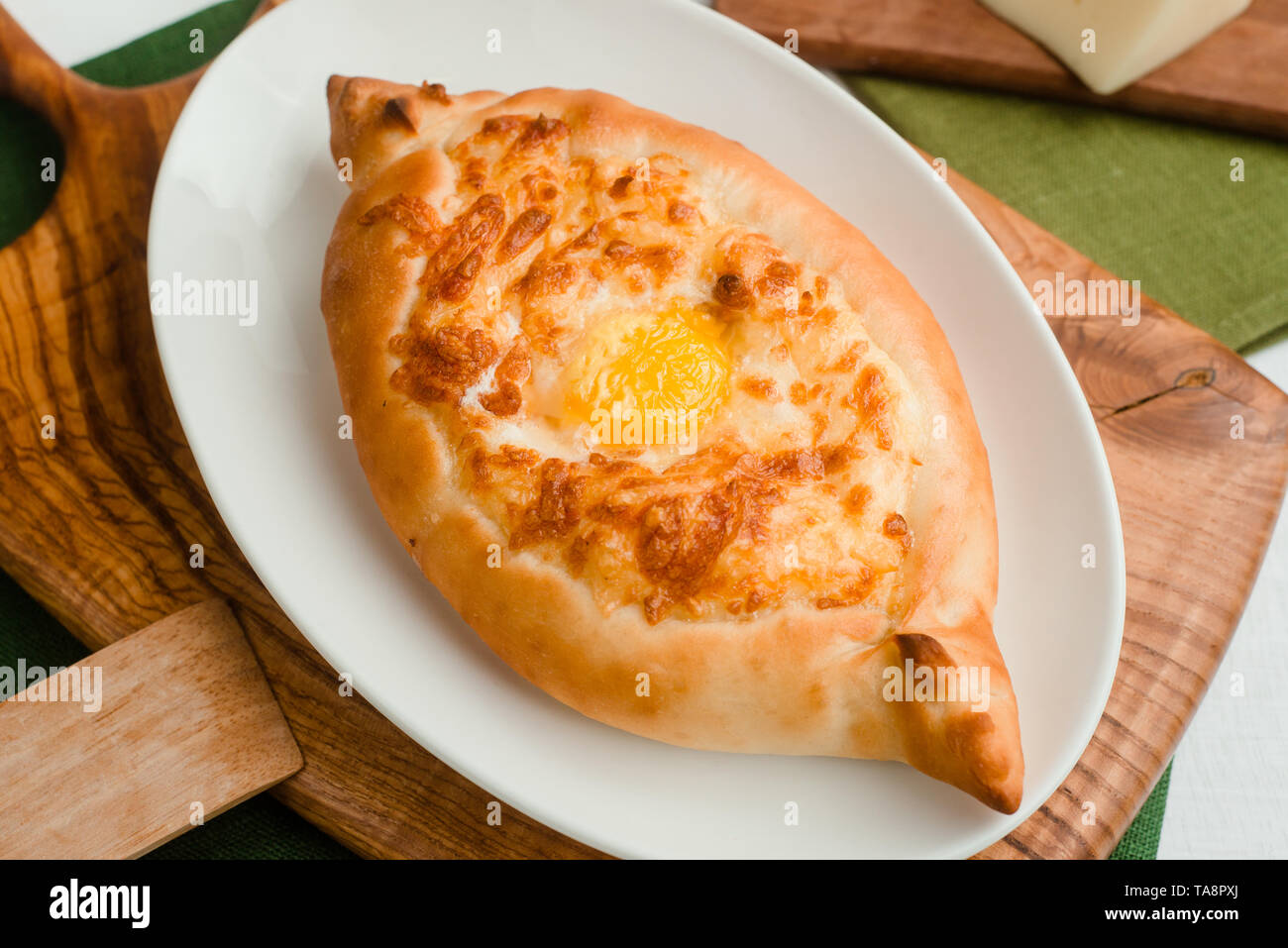 Ajar Style Khachapuri With Cottage Cheese And Egg Yolk Home
