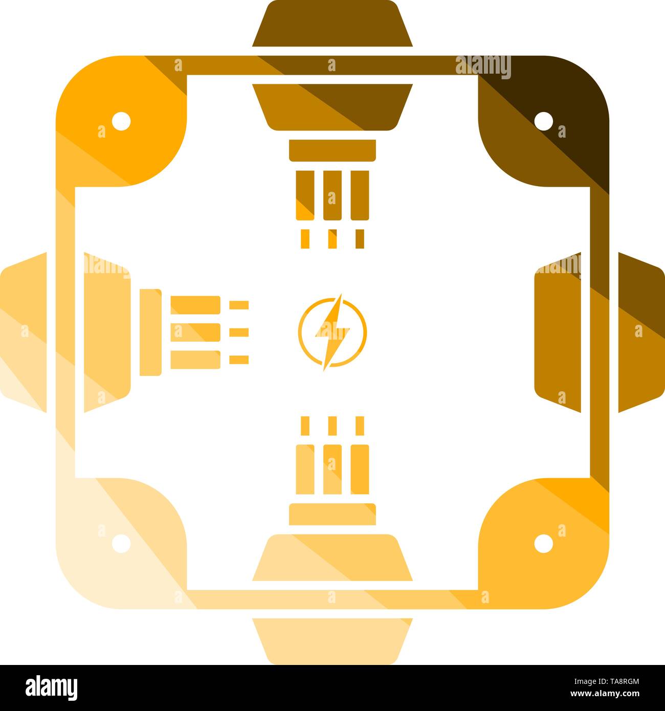 Telephone junction box Stock Vector Images Alamy