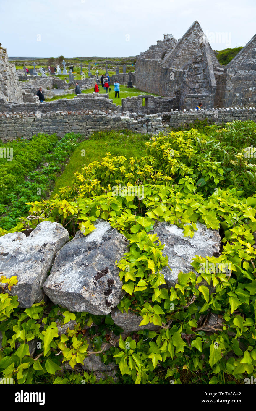 Seven Churches. Inishmore Island, Aran Islands, Galway County, West