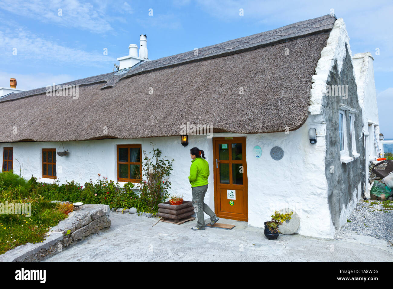 Man of Aran Bed & Breakfast. Inishmore Island, Aran Islands, Galway County,  West Ireland, Europe Stock Photo - Alamy