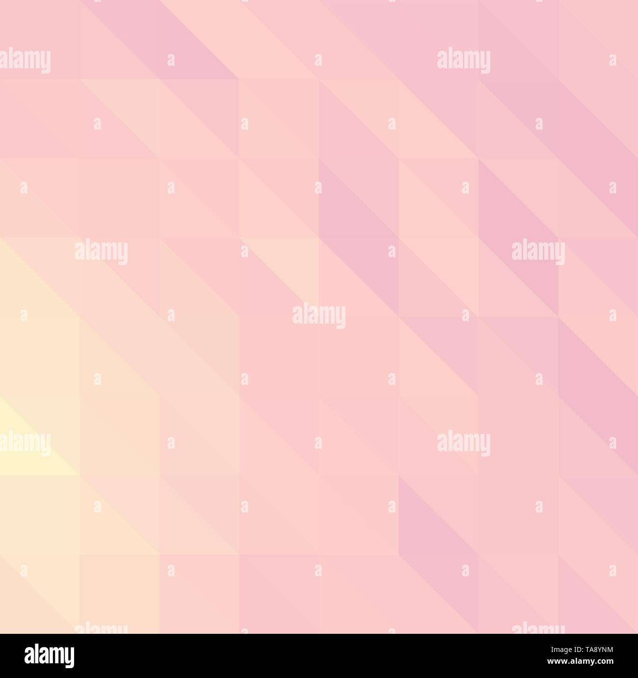 Pink vector abstract textured polygonal background triangle pattern for background with copy space Stock Vector