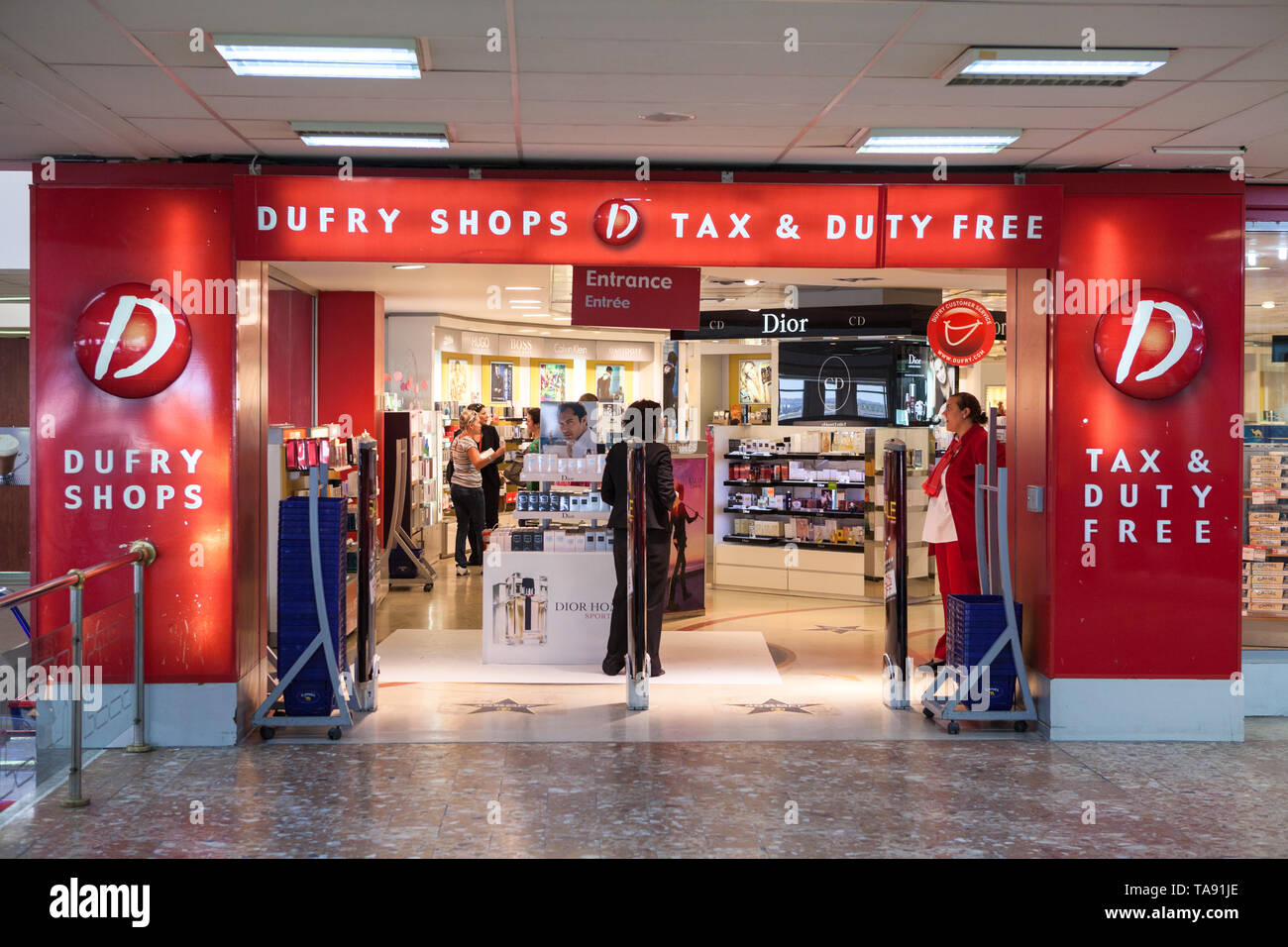 MONASTIR, TUNISIA, AFRICACIRCA MAY, 2012 Entrance of duty free shop