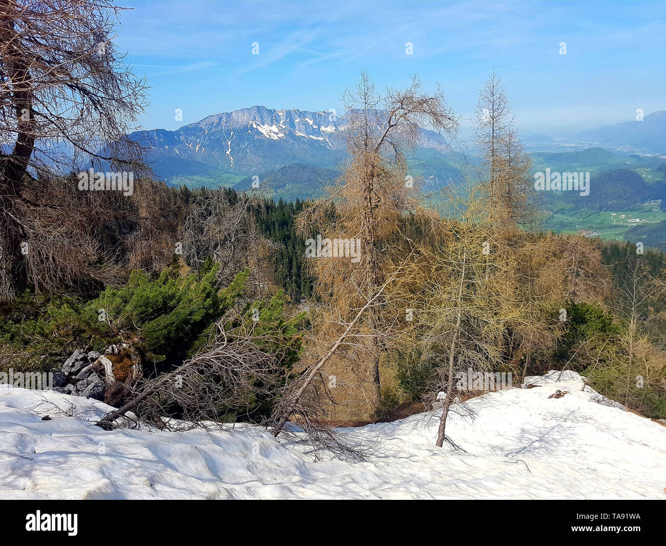 Mountain landscape Alpine panorama in Berchtesgaden Stock Photo - Alamy