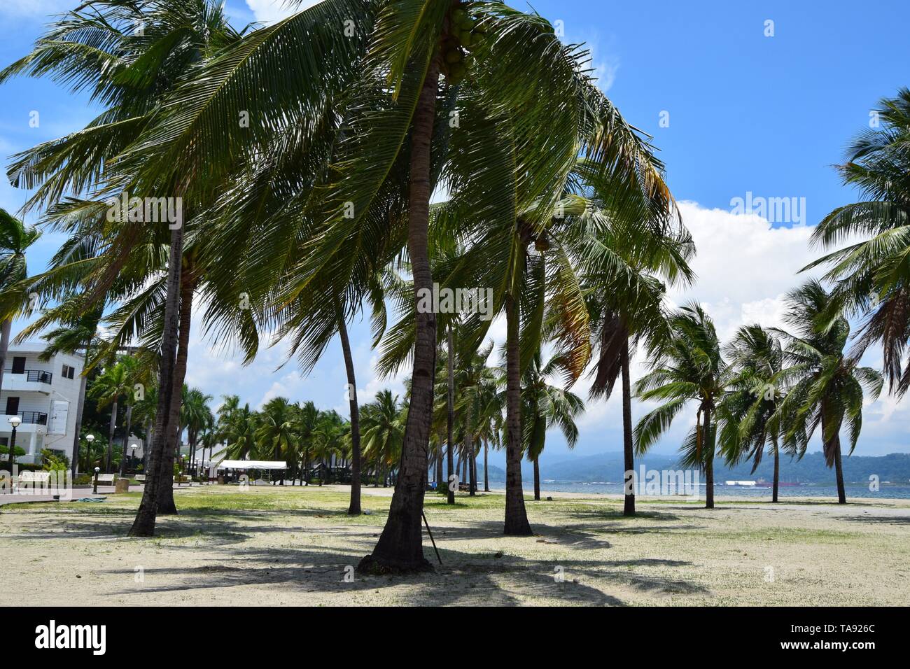 Subic Bay Beach in Philippines Stock Photo