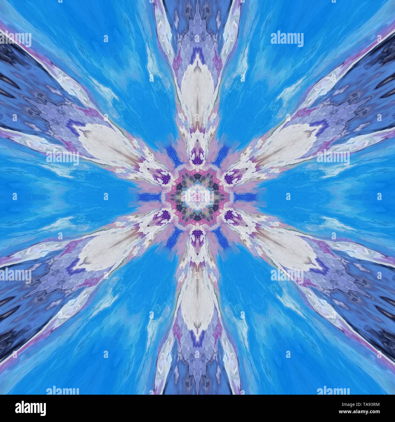 Digital art abstract pattern. Pastel colors modern style art print