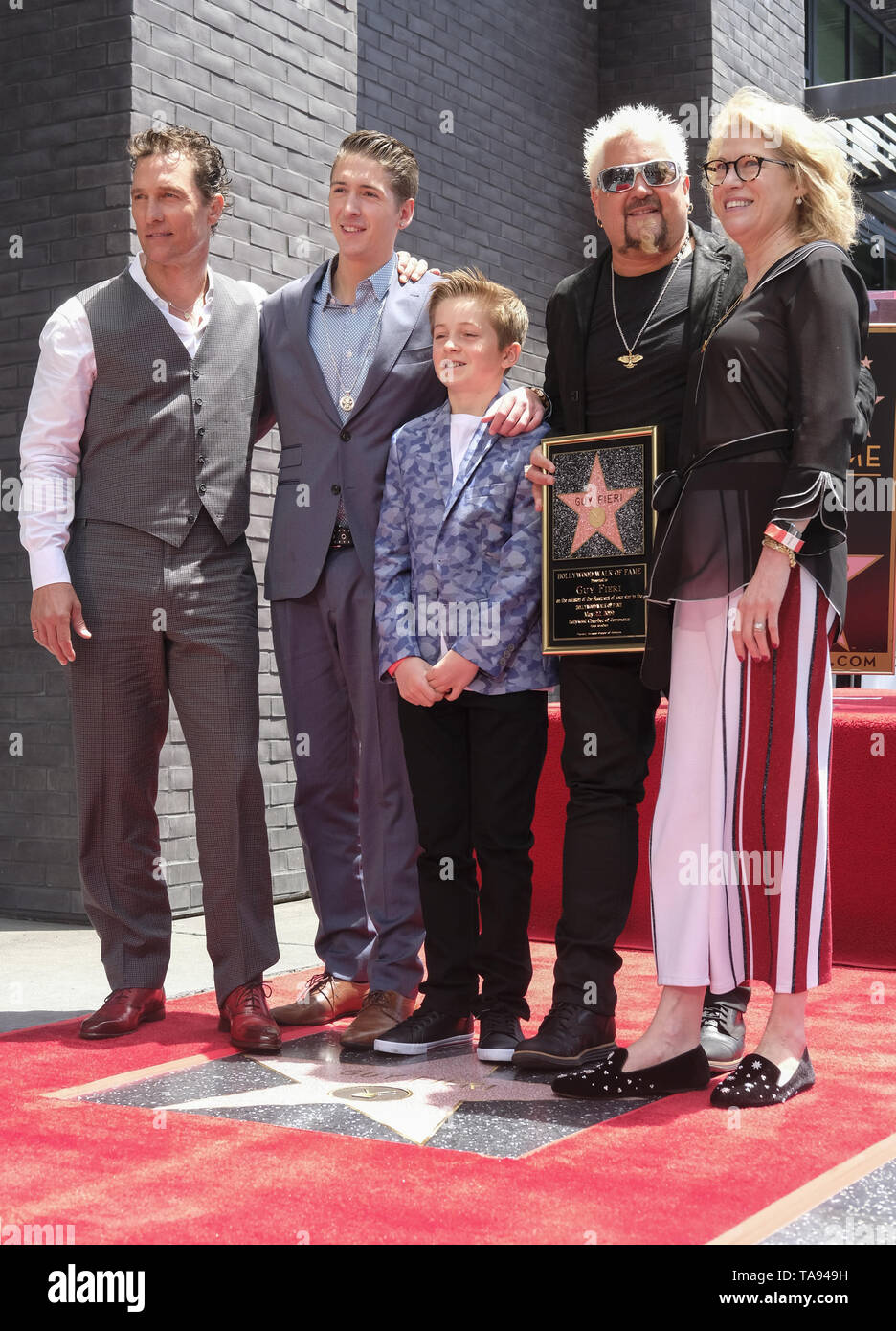 May 22, 2019 - Los Angeles, California, U.S - Ryder Fieri, Hunter Fieri ...