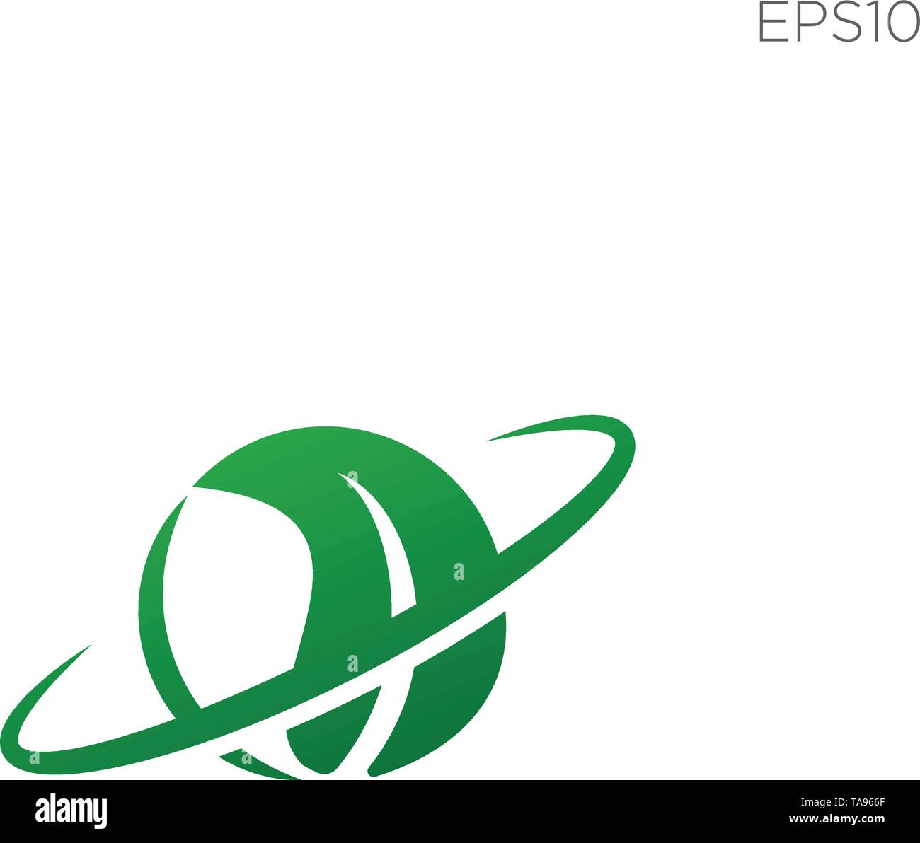 leaf nature planet logo design vector icon isolated element Stock ...