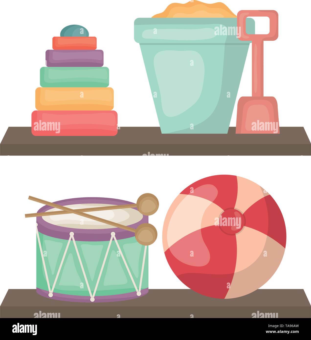 Shelve colors Stock Vector Images Alamy