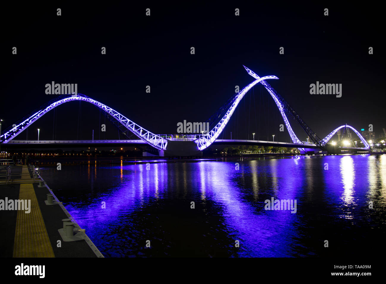Matagarup Bridge Perth Australia Stock Photo Alamy
