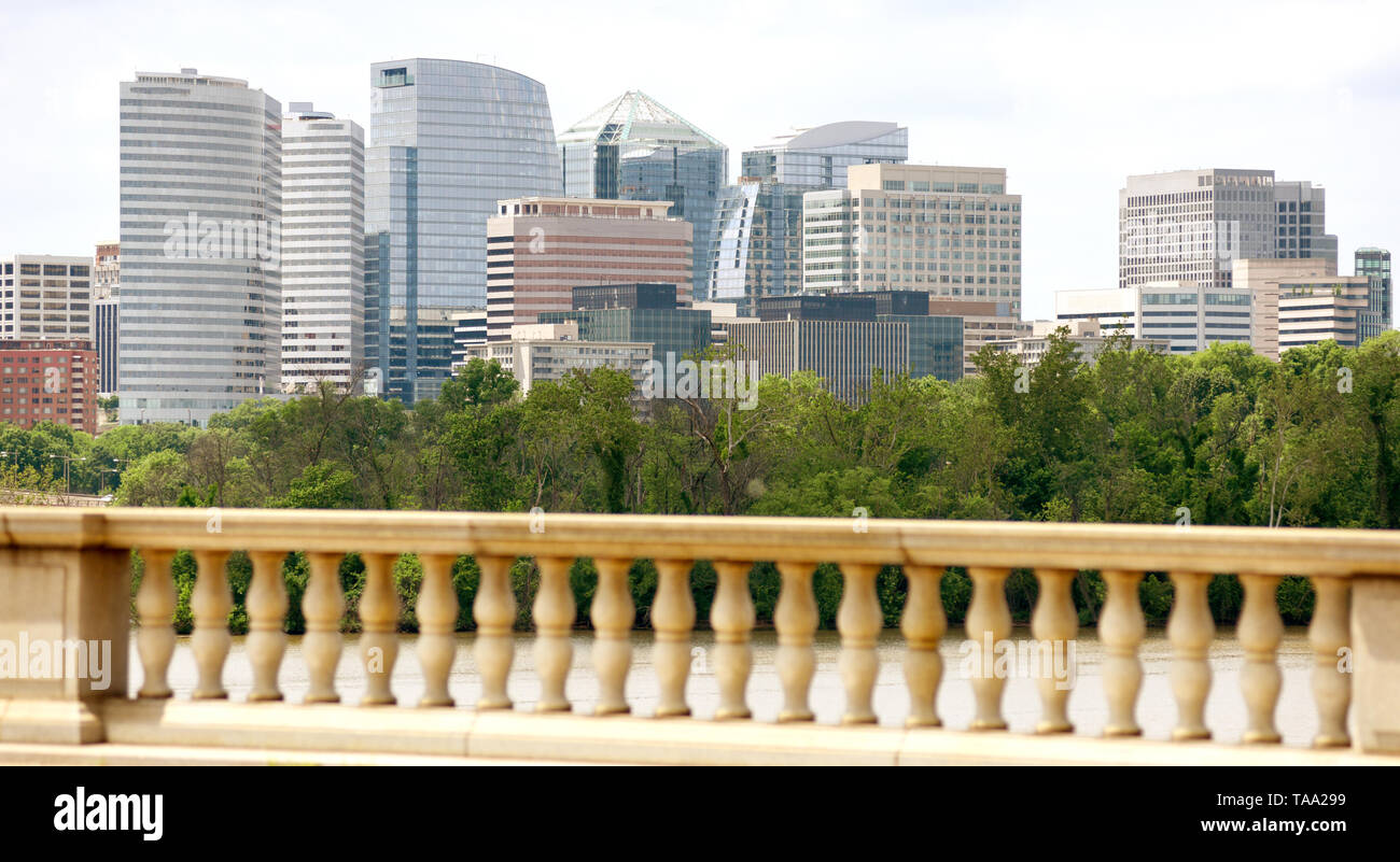 Cityscape of Arlington County, Virginia, USA Stock Photo