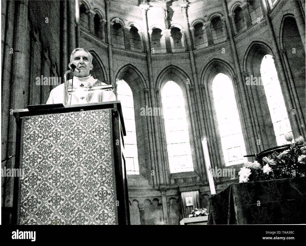 Mgr Albert Decourtray, of Lyon, France Stock Photo Alamy