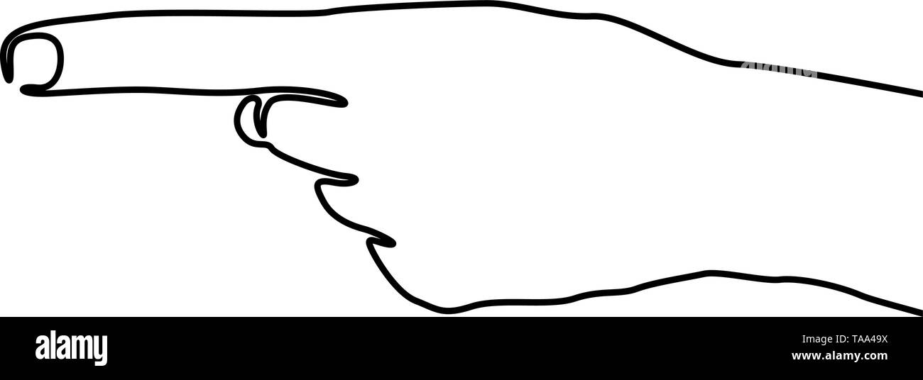 Draw left hand hi-res stock photography and images - Alamy
