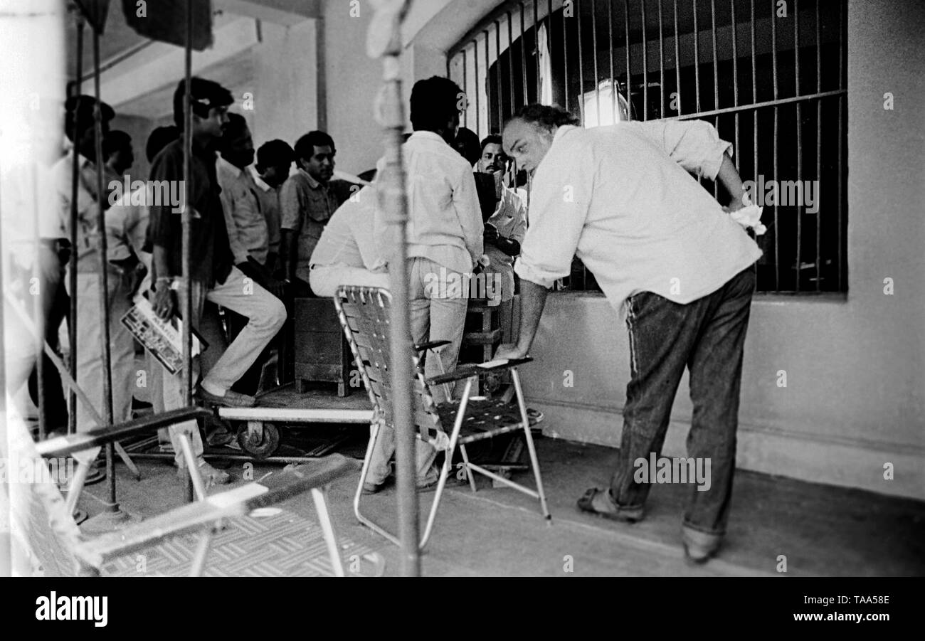 Indian movie shooting Black and White Stock Photos & Images - Alamy