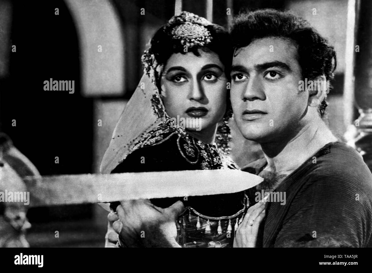 Indian Bollywood actor and actress Prem Nath and Beena rai, India, Asia,  1957 Stock Photo - Alamy