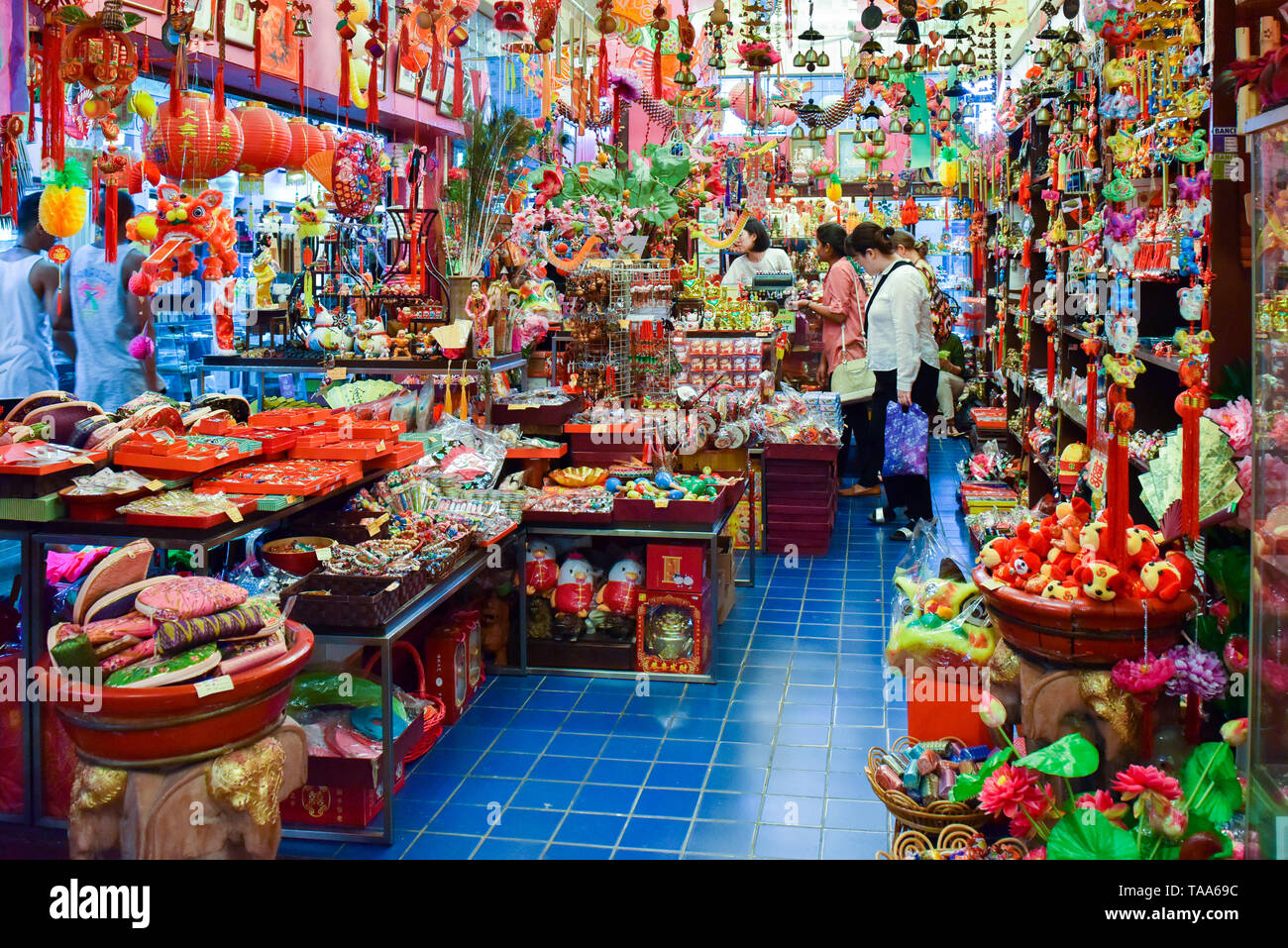 Tourist shop at the Central Market in Kuala Lumpur , Malaysia Stock Photo Alamy