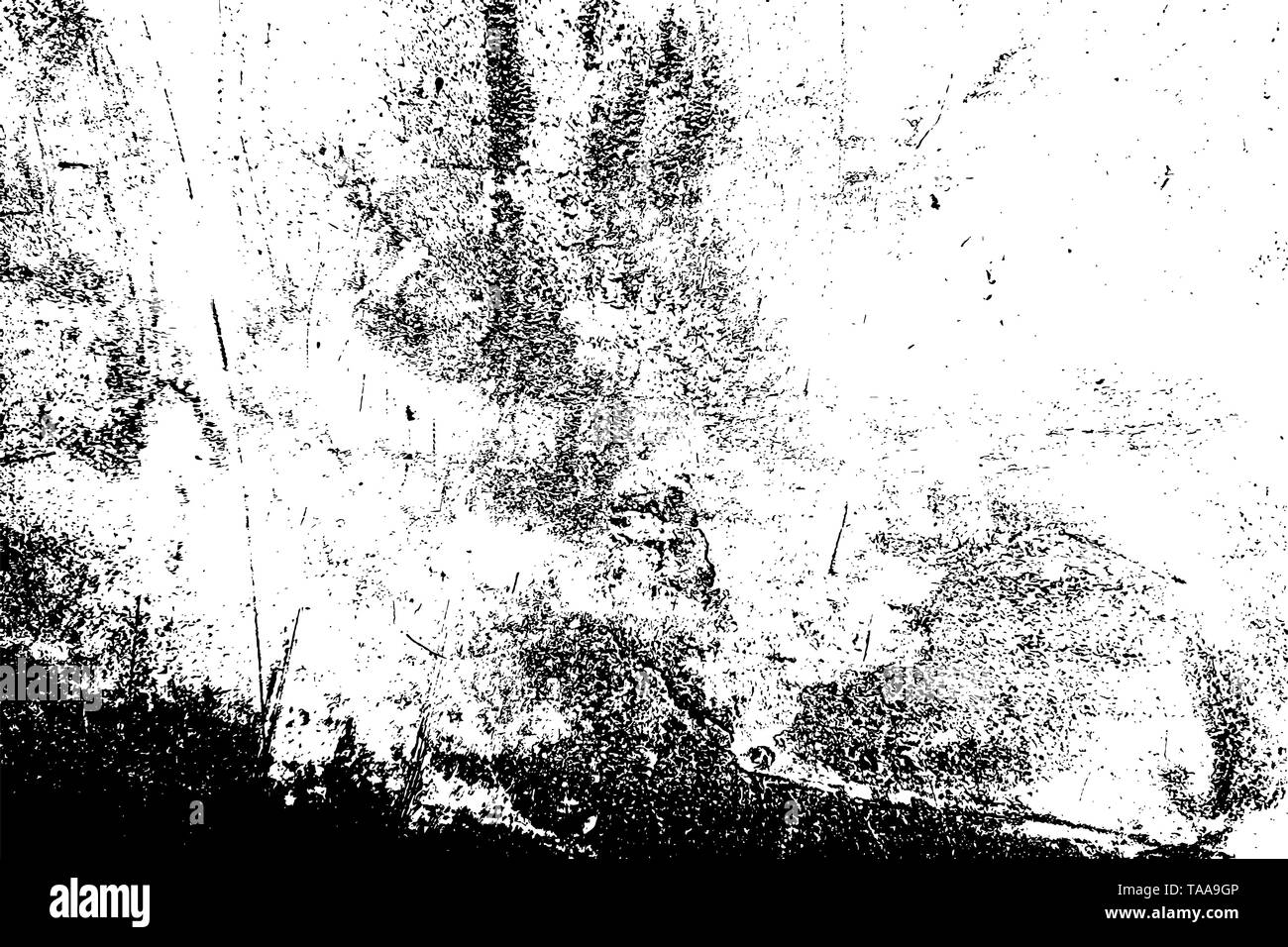 Distressed spray grainy overlay texture. Grunge dust messy background