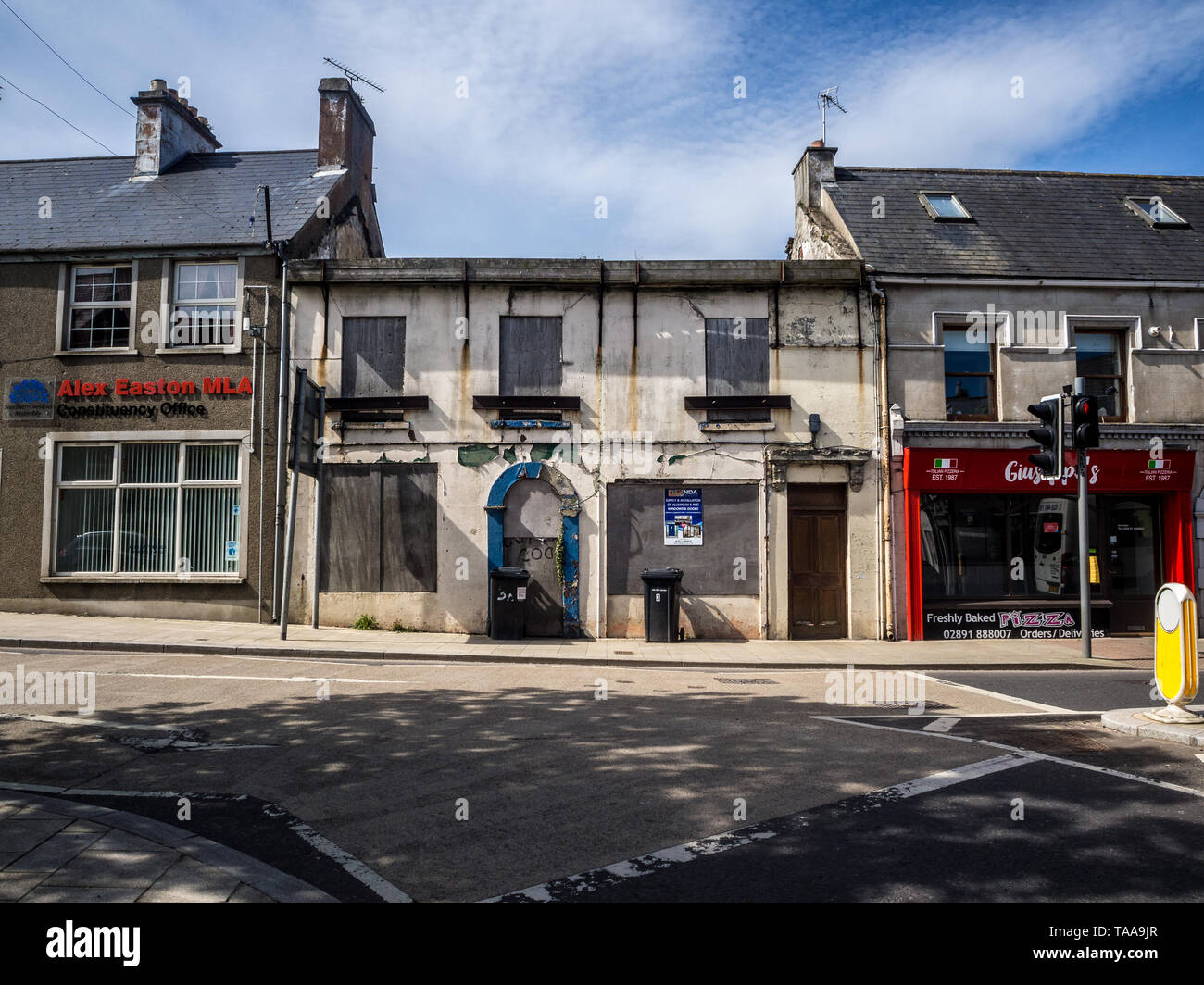 Delapidated of Donaghadee Stock Photo