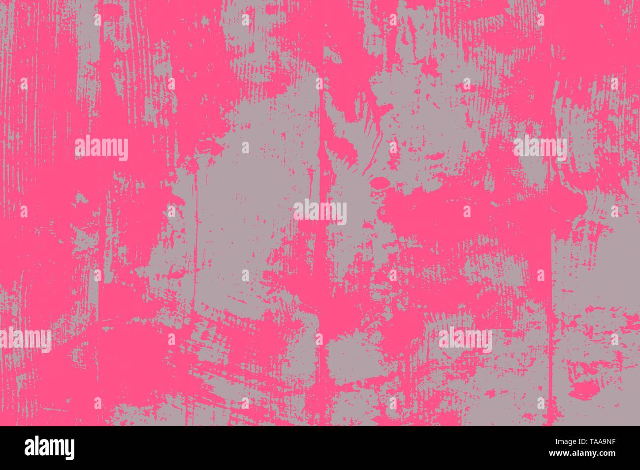 Distress Overlay empty pink Texture For Your Design. EPS10 vector. Stock Vector