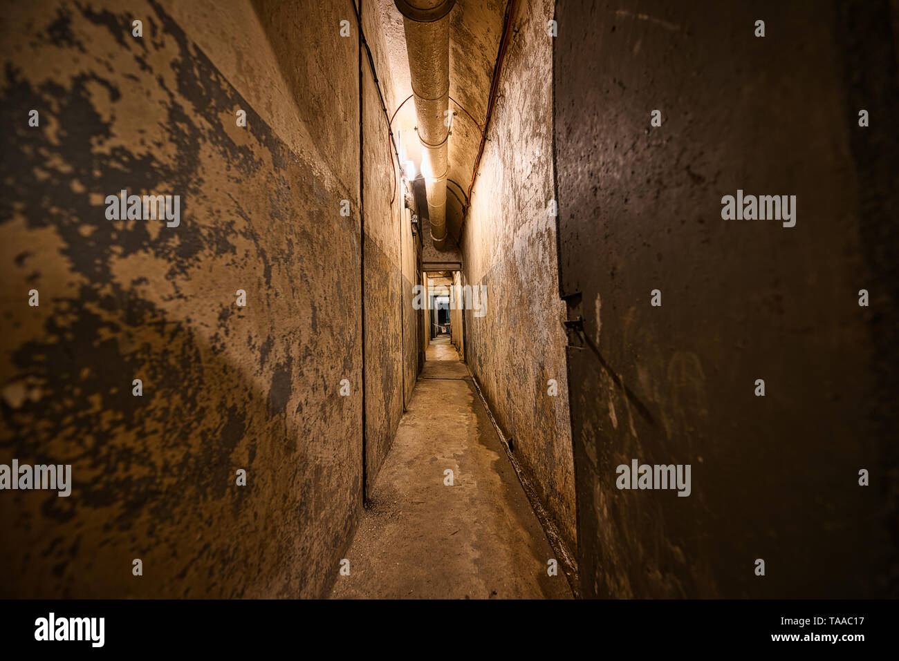 The Maginot Line, Ligne Maginot-Four a Chaux (Alsace-France) World War History Stock Photo