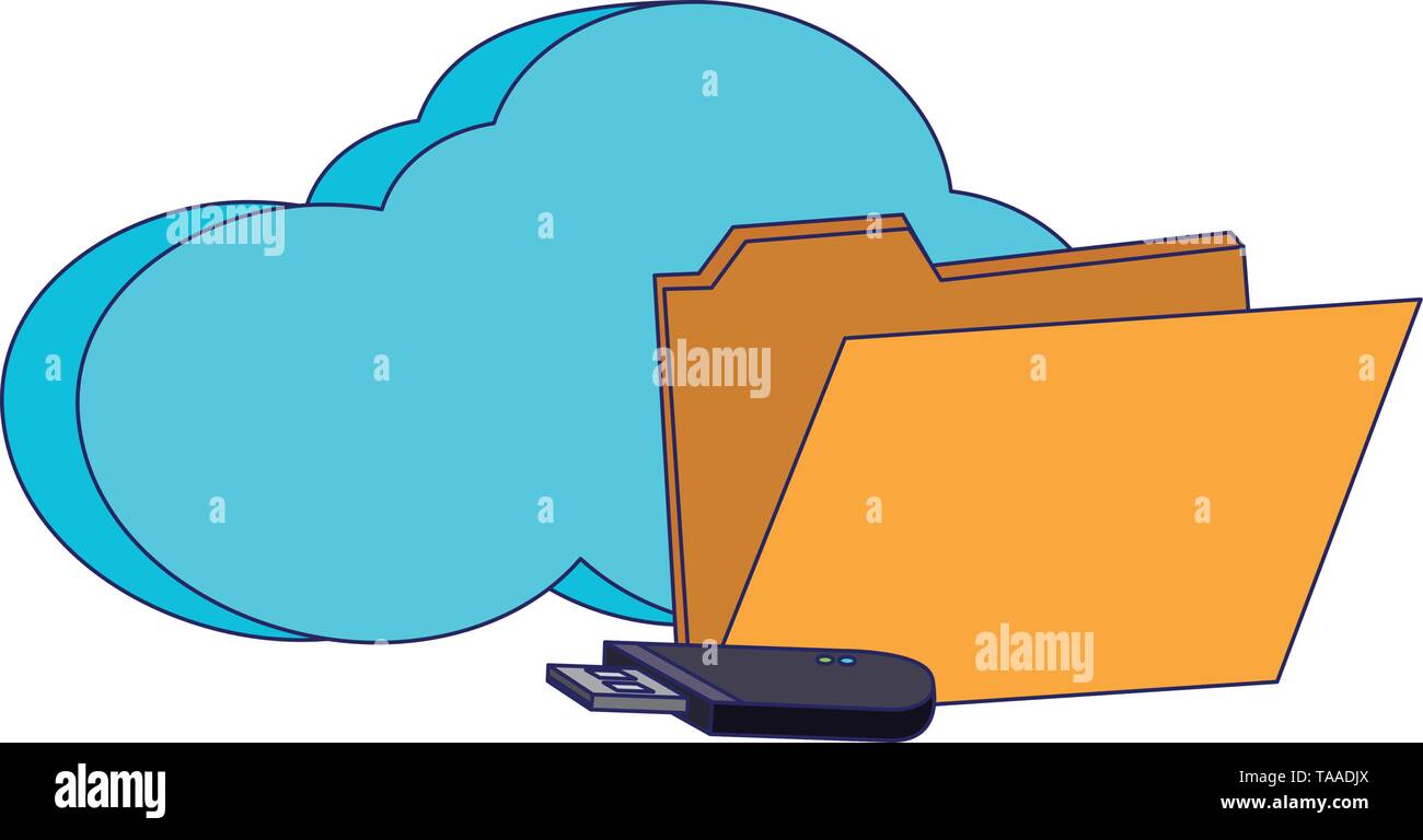 Cloud computing technology blue lines Stock Vector Image & Art - Alamy