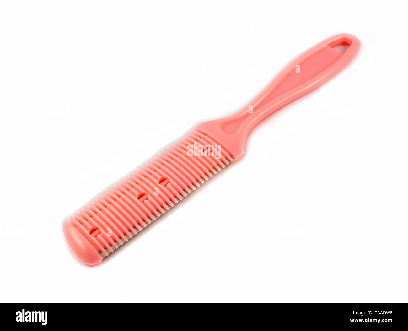 comb with razor two in one hairdresser barbershop tools isolated on ...