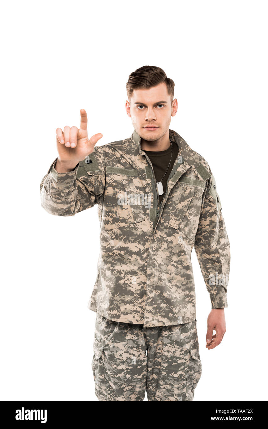 Soldier pointing finger hires stock photography and images Alamy
