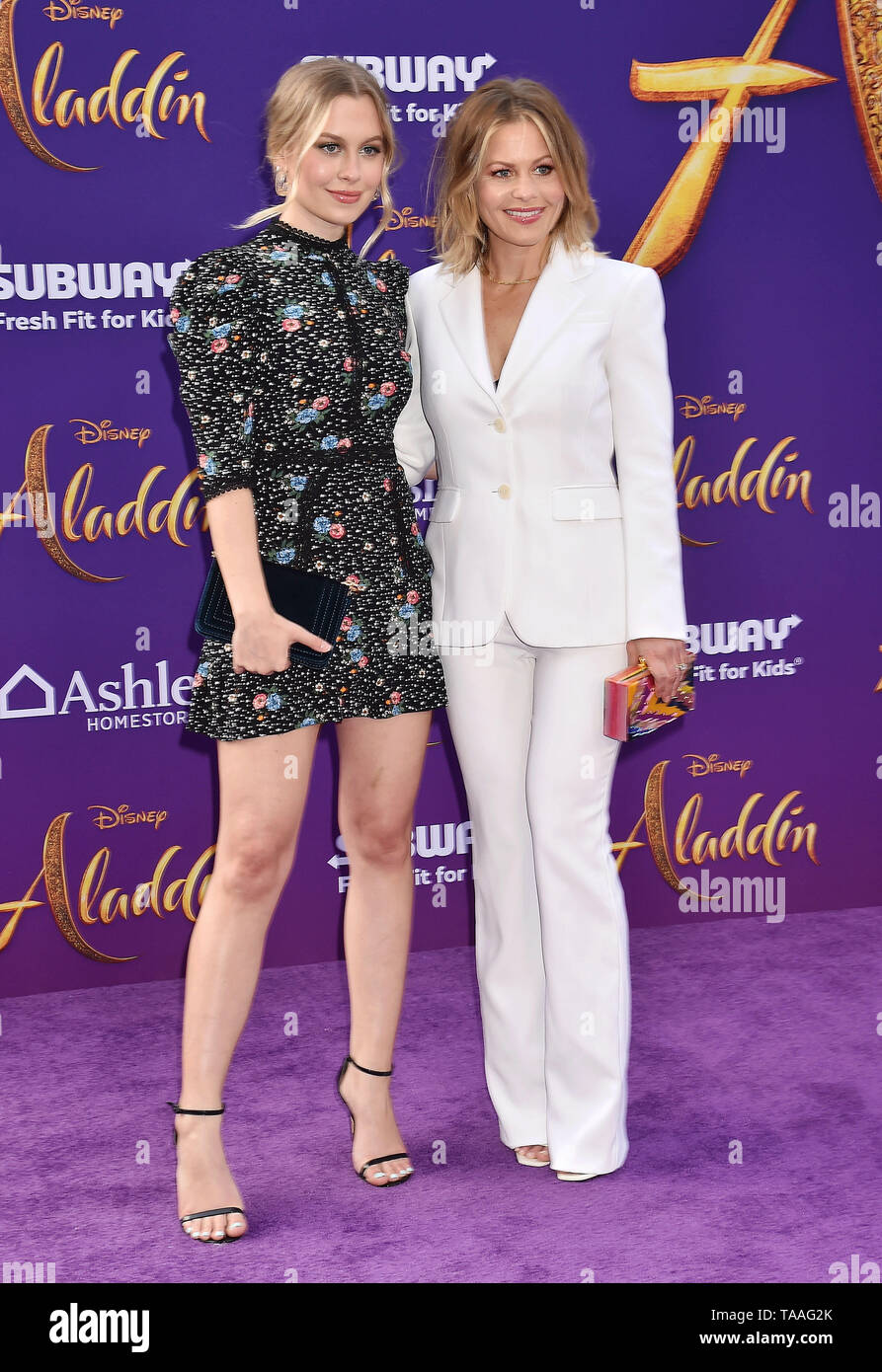 LOS ANGELES, CA - MAY 21: Natasha Bure (L) and Candace Cameron-Bure