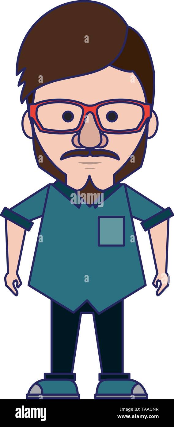 Hipster guy with glasses and mustache blue lines Stock Vector Image & Art - Alamy Hipster guy with glasses and mustache blue lines Stock Vector Image & Art - Alamy