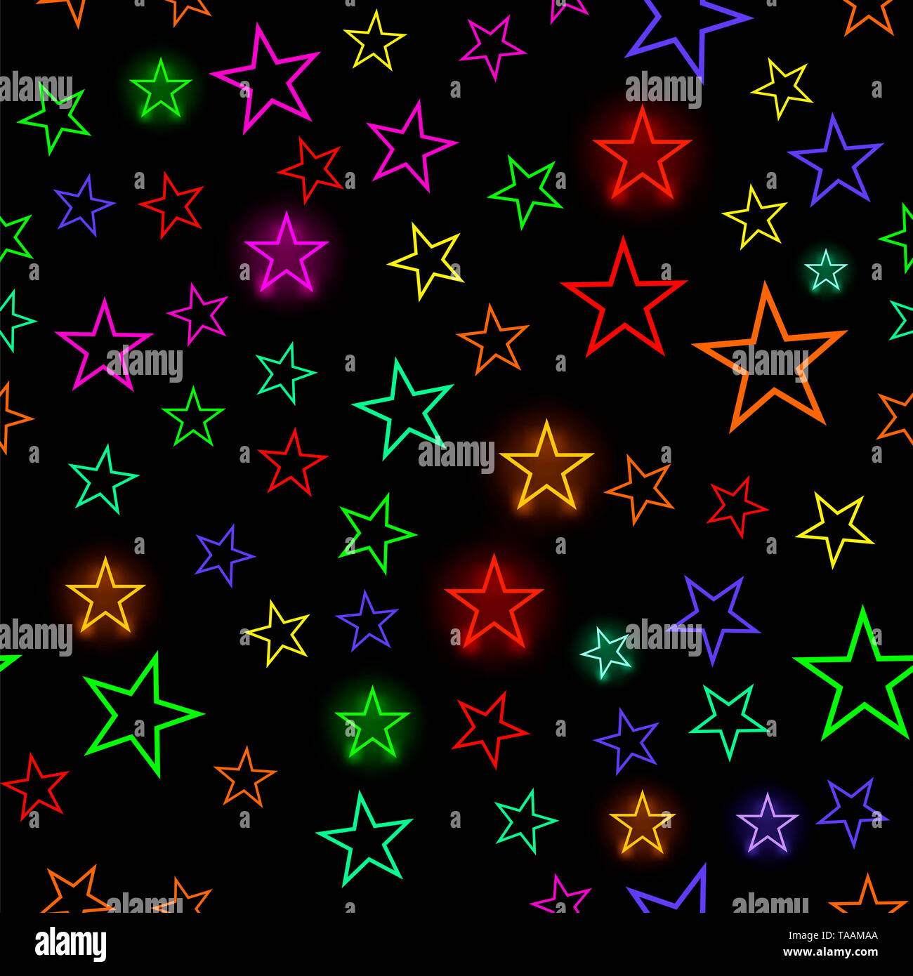 Colorful star background