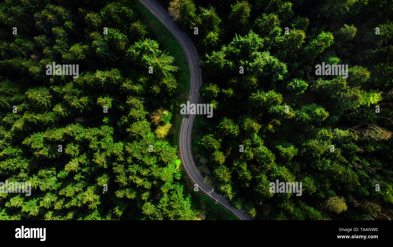 Aerial top down view from hi-res stock photography and images - Alamy