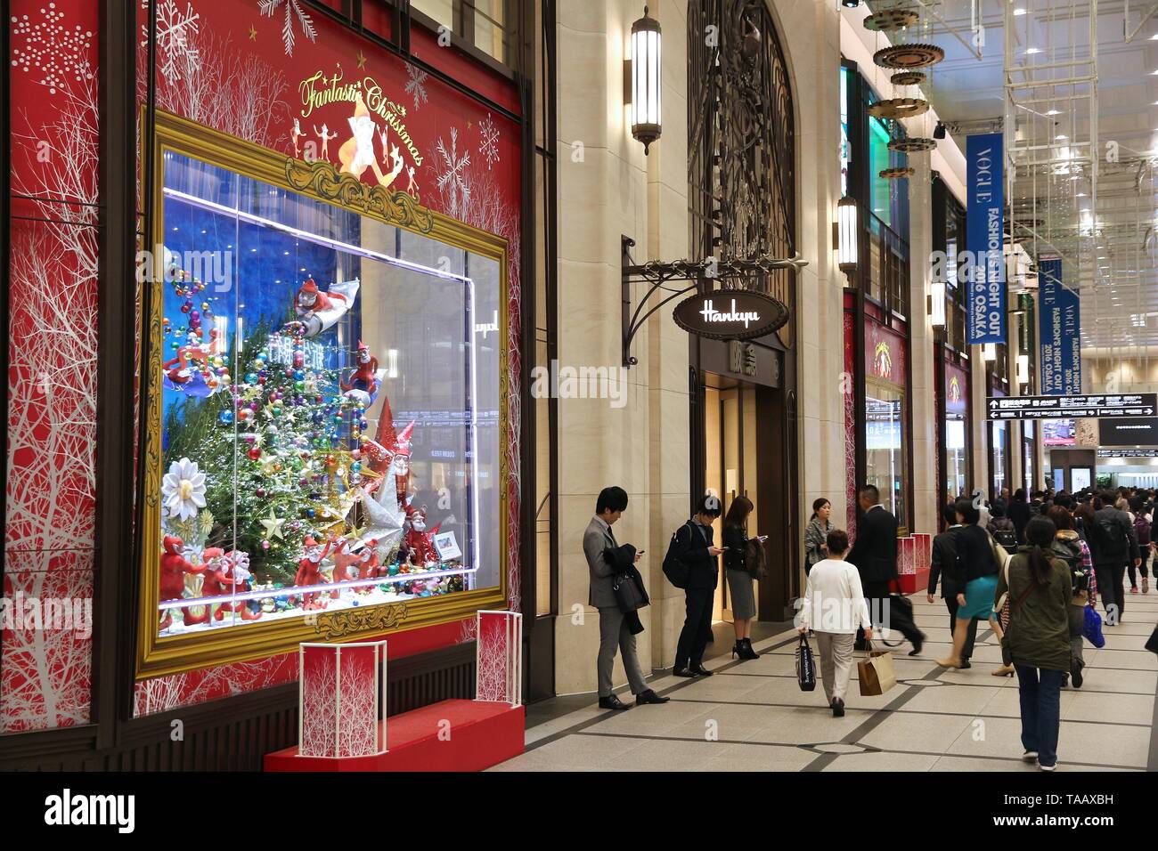 Christmas In Osaka Japan Hi Res Stock Photography And Images Alamy