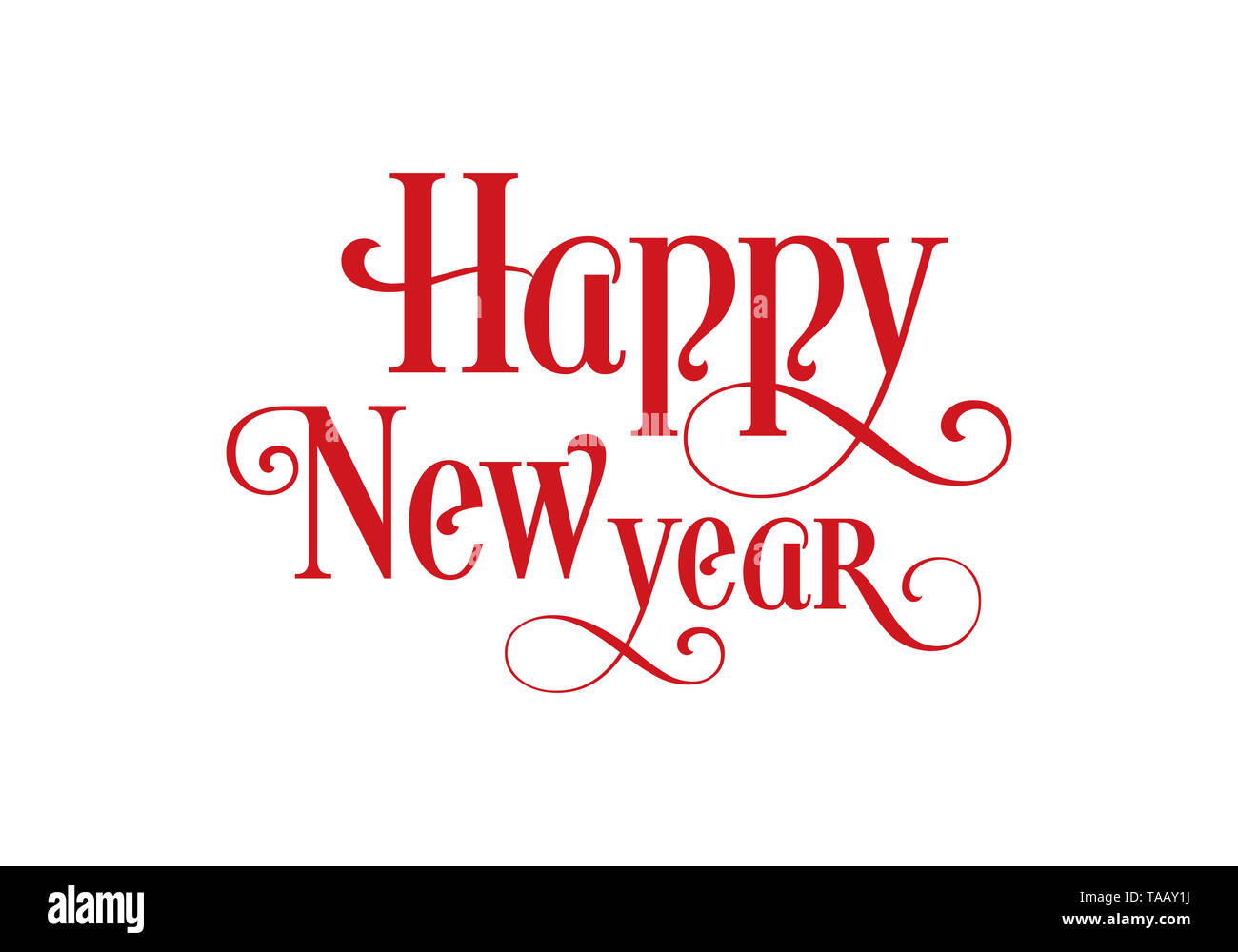 Happy new year text hi-res stock photography and images - Alamy