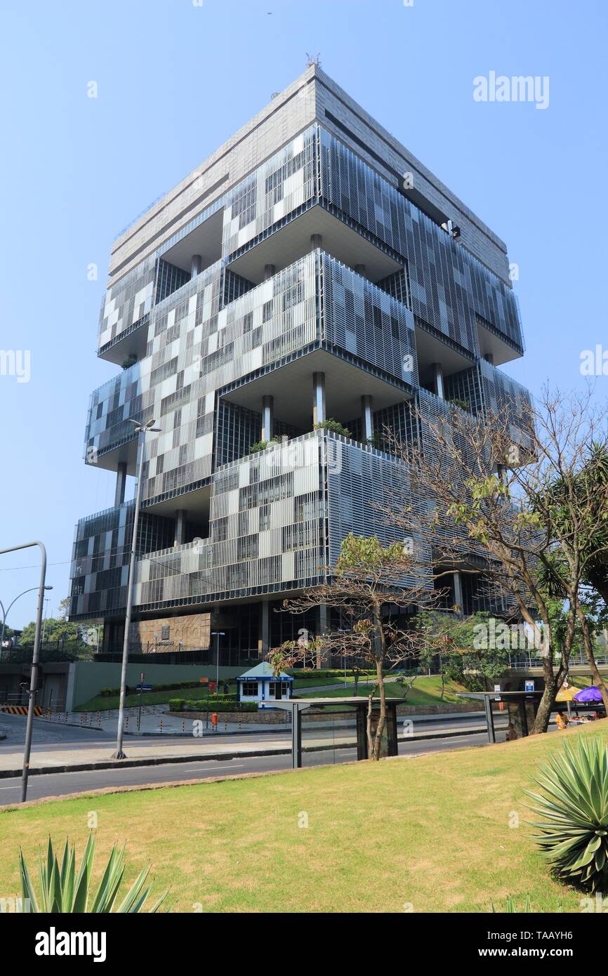RIO DE JANEIRO, BRAZIL OCTOBER 19, 2014 Petrobras Headquarters in