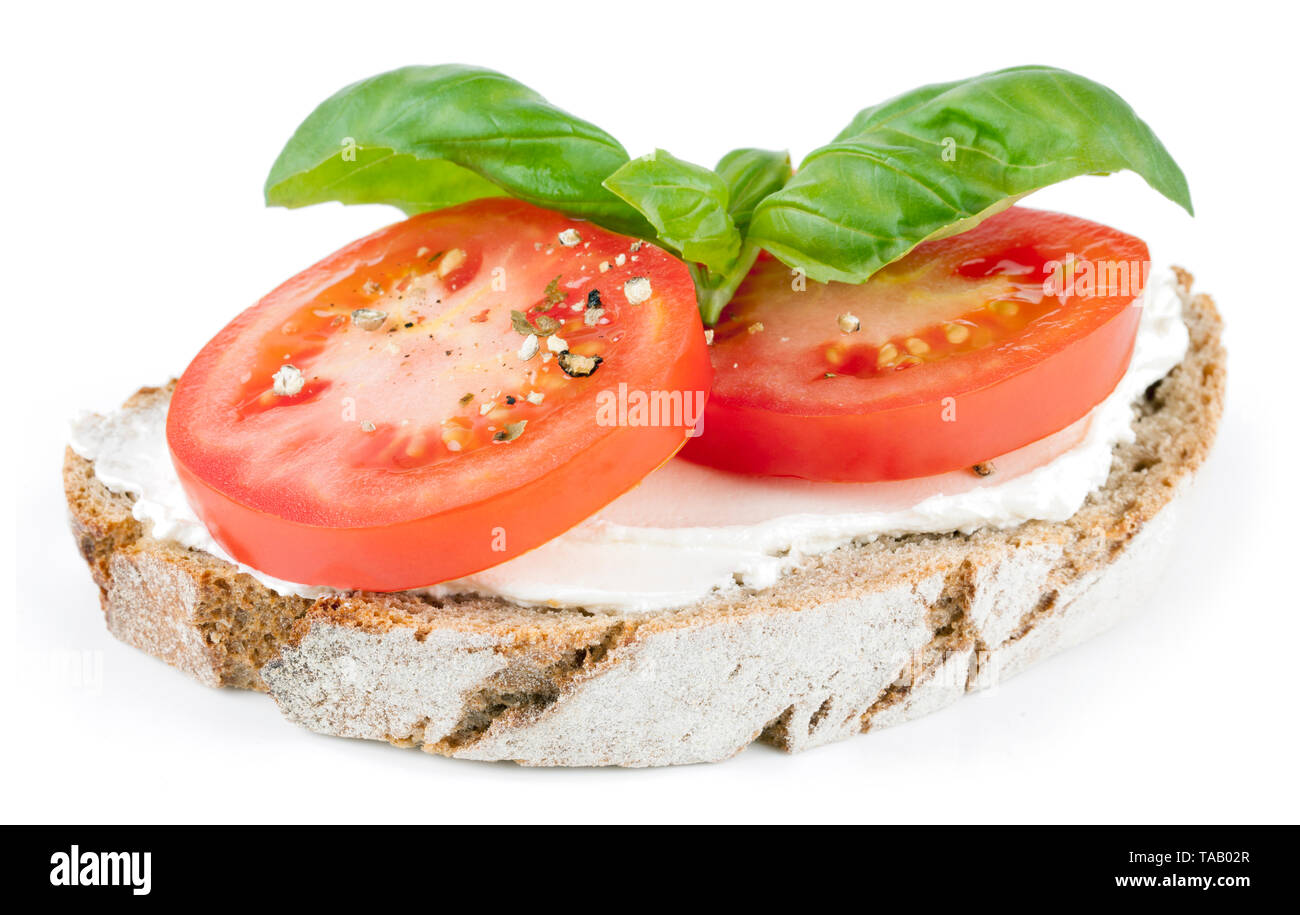tomato cream cheese bread Stock Photo Alamy