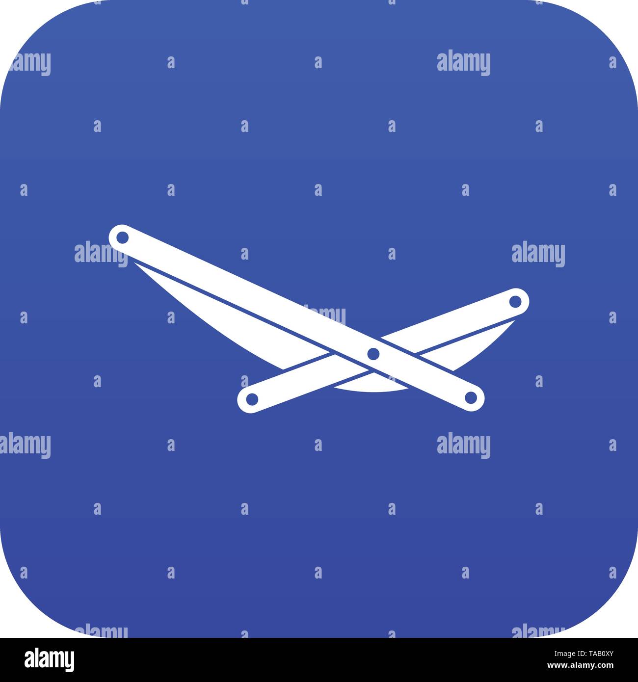 Beach chaise icon digital blue Stock Vector Image & Art - Alamy