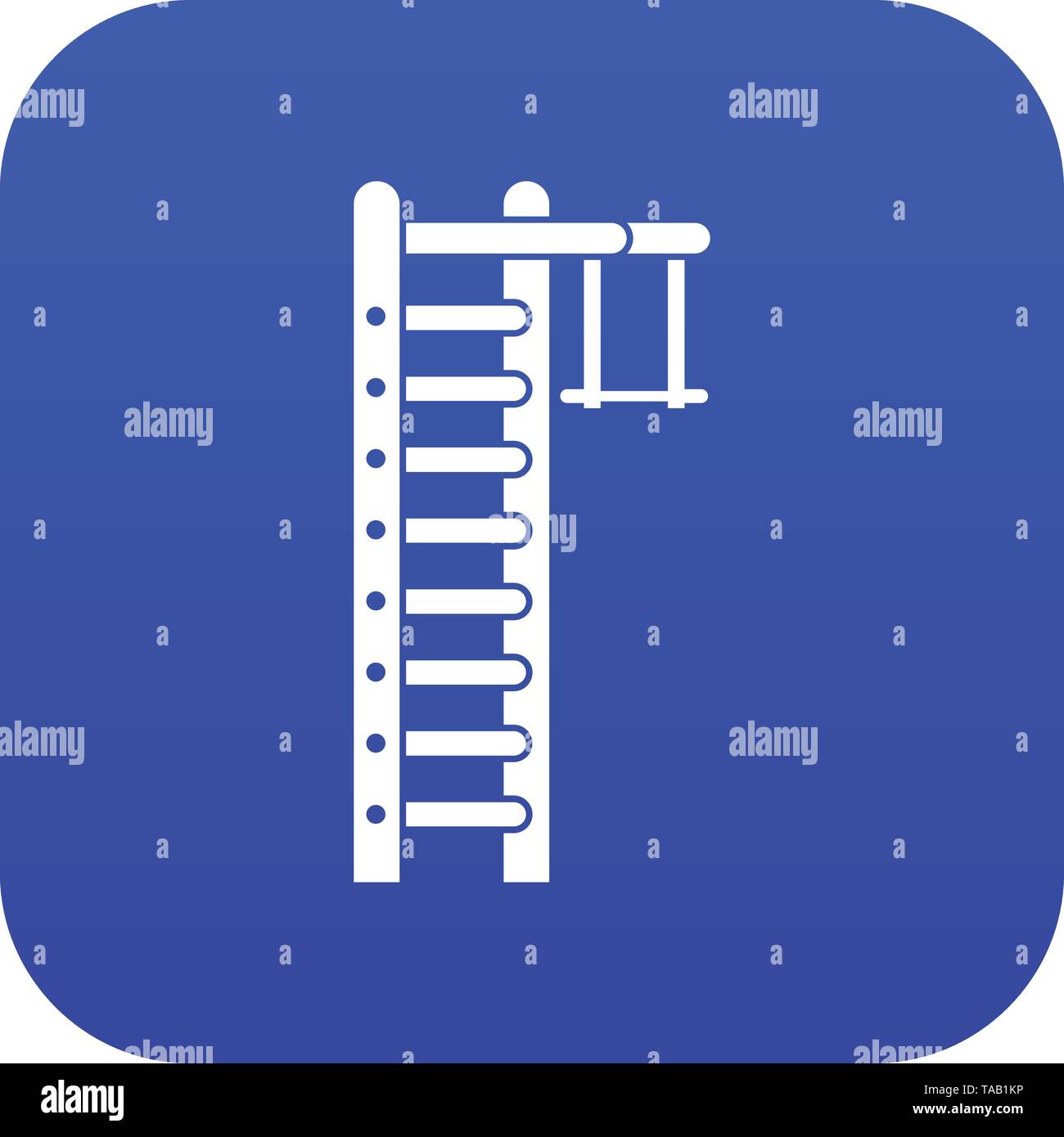 Swedish ladder icon digital blue Stock Vector Image & Art - Alamy