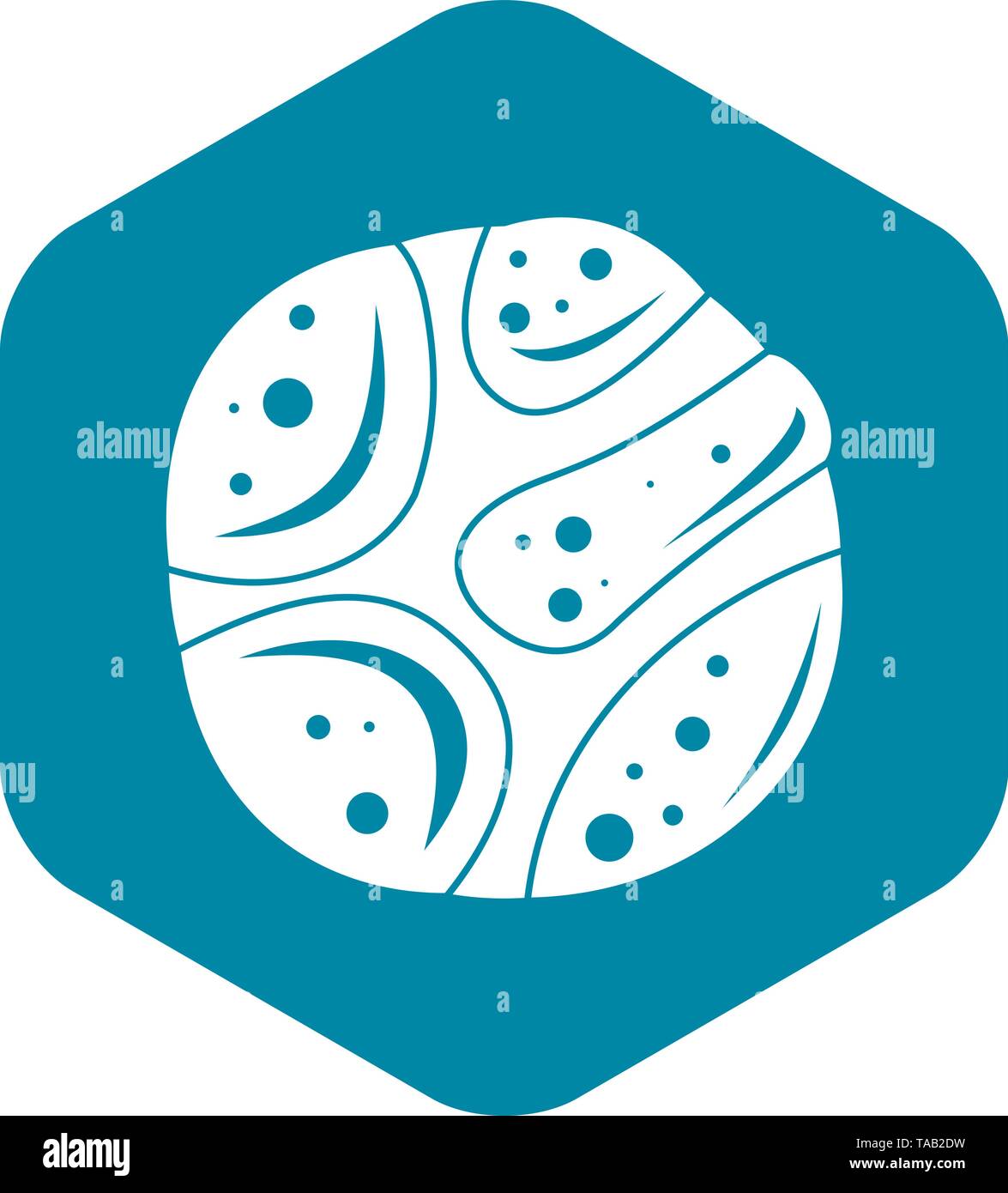 Deserted planet icon, simple style Stock Vector Image & Art - Alamy