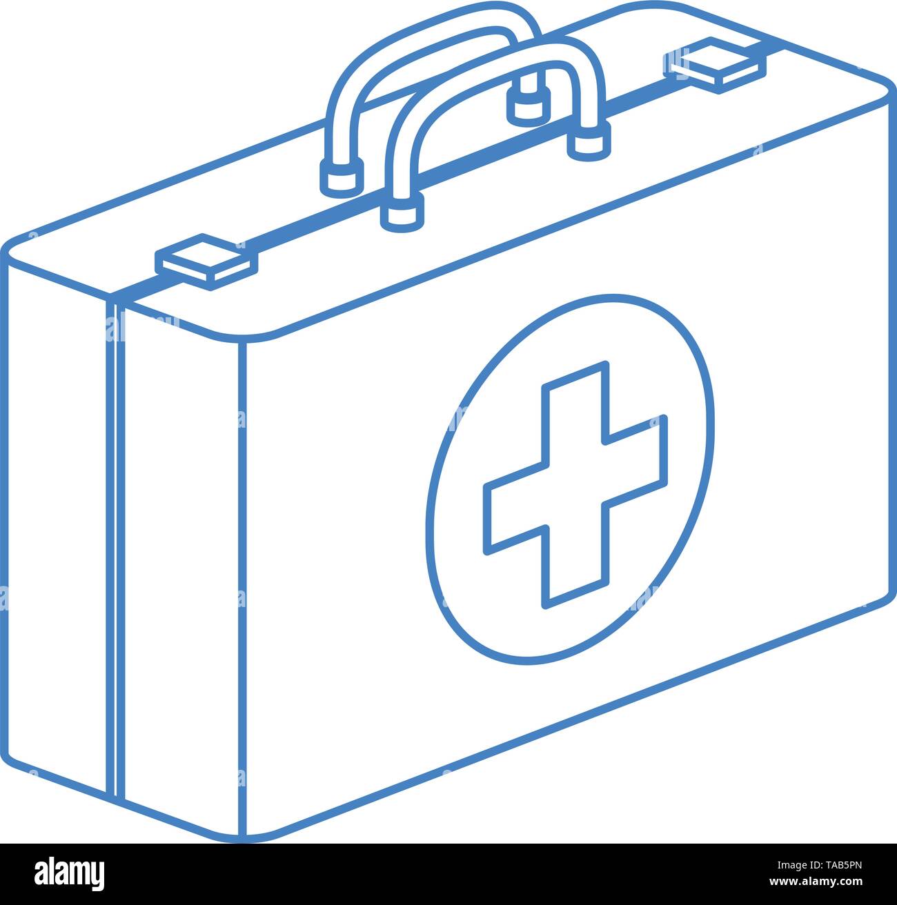 first aid kit on white background Stock Vector Image & Art - Alamy
