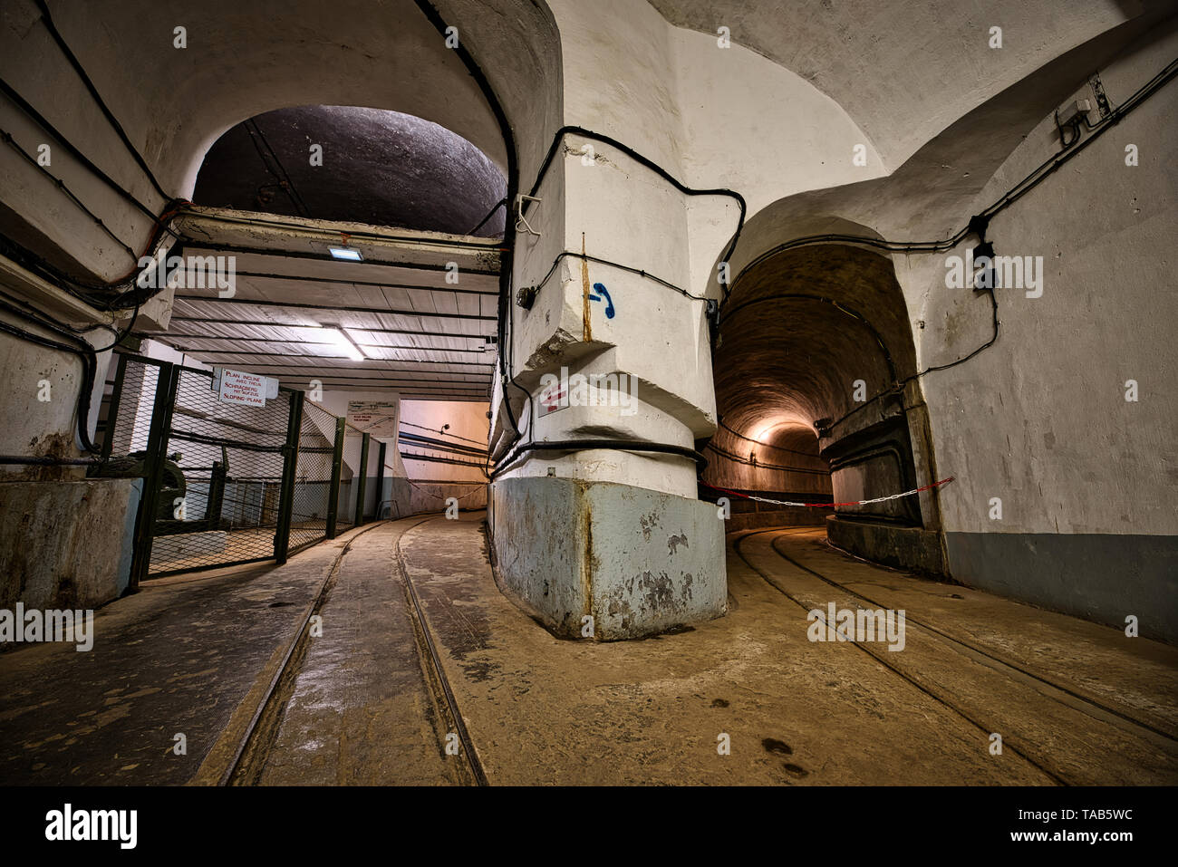 The Maginot Line, Ligne Maginot-Four a Chaux (Alsace-France) World War History Stock Photo