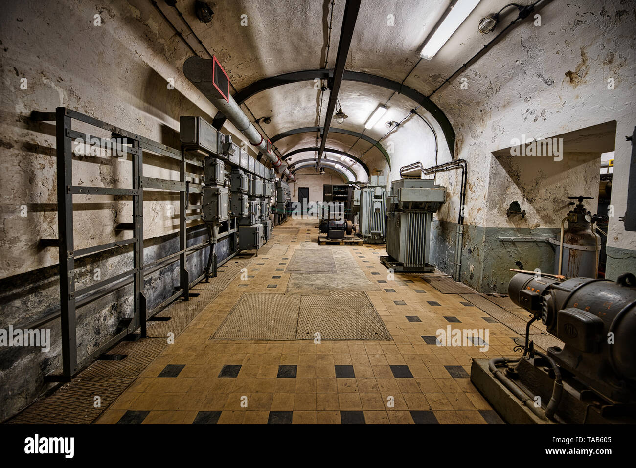 The Maginot Line, Ligne Maginot-Four a Chaux (Alsace-France) World War History Stock Photo