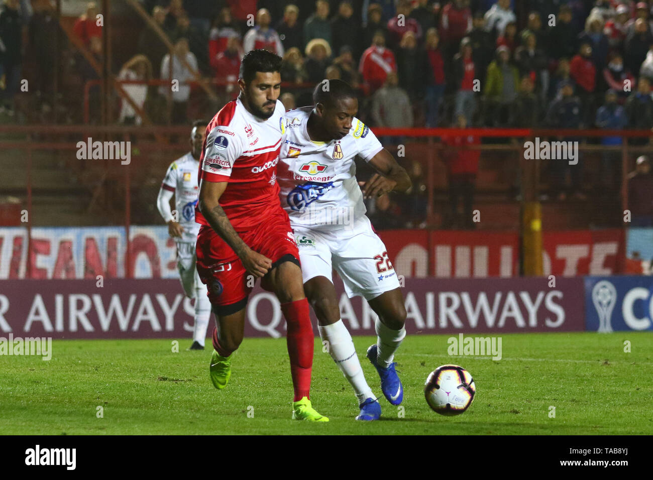 BUENOS AIRES, 23.05.2019: Jonathan Galvan during the match between Argentinos Juniors and Deportes Tolima for the 2nd round of Conmebol Sudamericana C Stock Photo