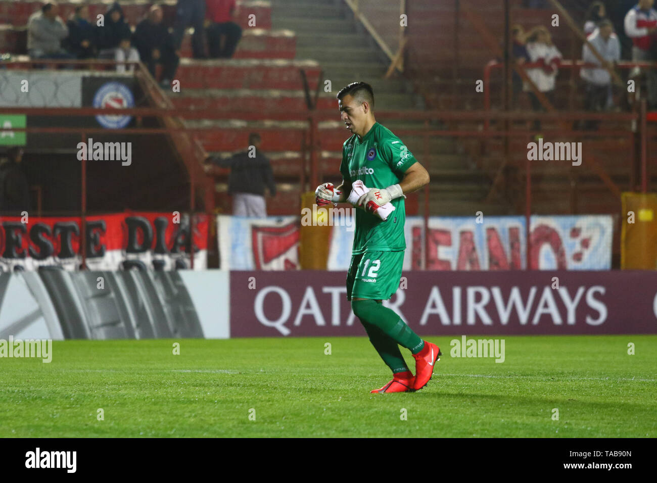 BUENOS AIRES, 23.05.2019: Lucas Chavez, goalkeeper of Argentinos Jrs., during the match between Argentinos Juniors and Deportes Tolima for the 2nd rou Stock Photo