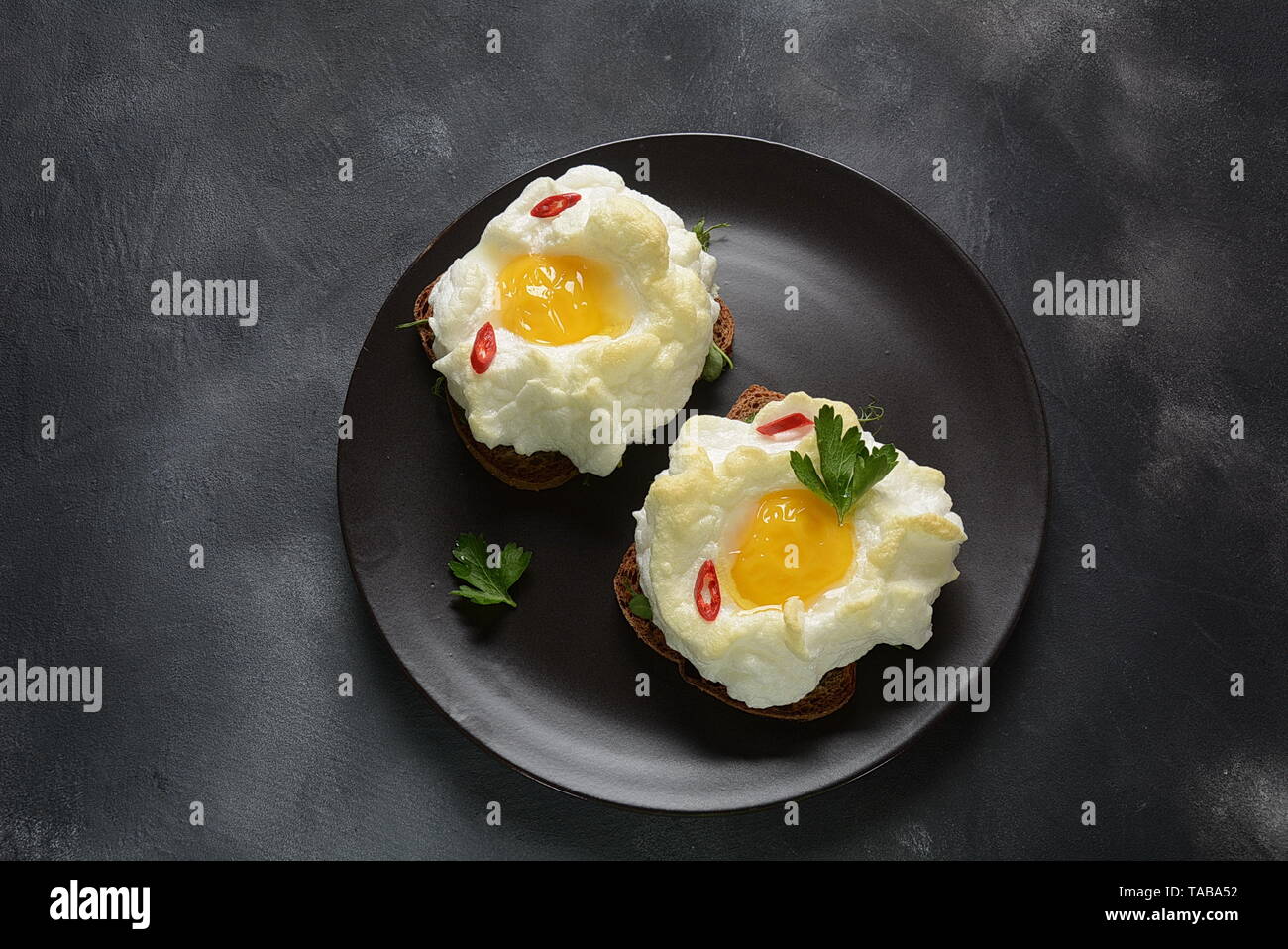 Delicate Baked Egg Orsini Eggs In The Cloud French Breakfast Cloud