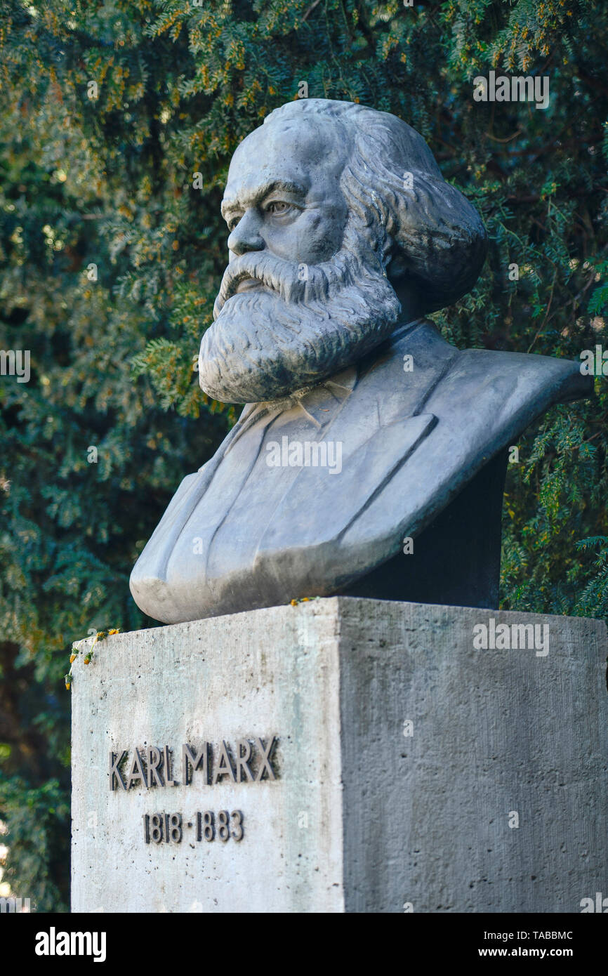 Karl's Marx monument, Strausberger place, Friedrich's grove, Berlin, Germany, Karl-Marx-Denkmal, Strausberger Platz, Friedrichshain, Deutschland Stock Photo
